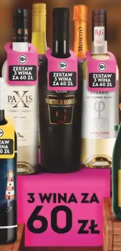 Żabka Zestaw 3 wina za 60 zł oferta