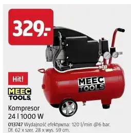 Jula MEEC TOOLS Kompresor 24 l 1000 W oferta