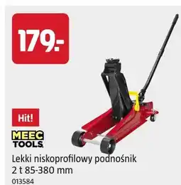 Jula MEEC TOOLS Lekki niskoprofilowy podnośnik 2 t 85-380 mm oferta