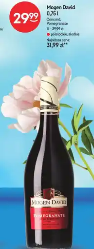 Żabka Mogen David Concord, Pomegranate oferta