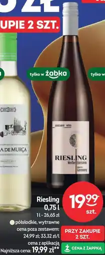 Żabka Riesling oferta
