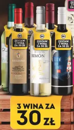Żabka Zestaw 3 wina za 30 zł oferta