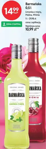 Żabka Barmańska Limonka z miętą, Malina, Wiśnia oferta