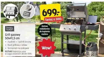 Burns & Barkles Grill gazowy 50x41,5 cm