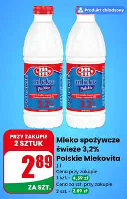 Dino Mleko spożywcze świeże 3,2% Polskie Mlekovita oferta