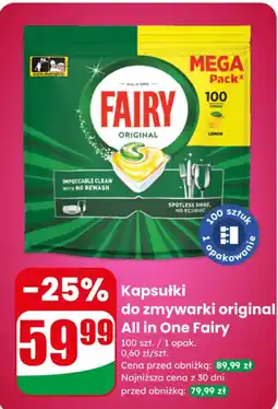 Dino Kapsułki do zmywarki original All in One Fairy oferta