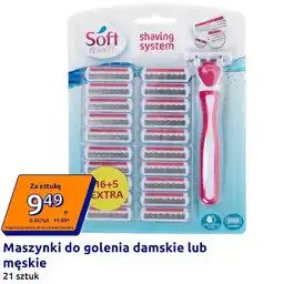 Action Maszynki do golenia damskie lub męskie Soft touch oferta
