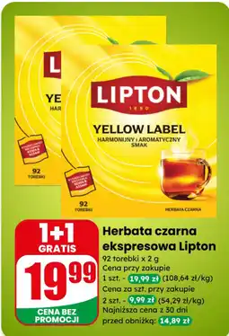 Dino Herbata czarna ekspresowa Lipton oferta