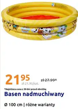 Action Basen nadmuchiwany Ø 100 cm | różne warianty oferta