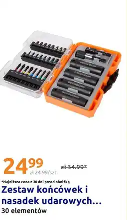 Action Zestaw końcówek i nasadek udarowych... 30 elementów oferta