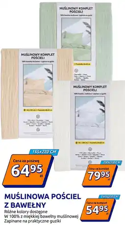 Action Muślinowa pościel z bawełny oferta