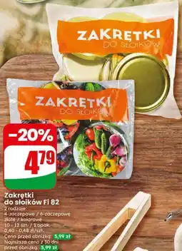 Dino Zakrętki do słoików Fi 82 oferta