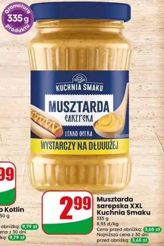 Dino Musztarda sarepska XXL Kuchnia Smaku oferta