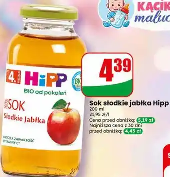 Dino Sok słodkie jabłka Hipp oferta