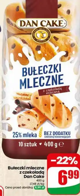 Dino Bułeczki mleczne z czekoladą Dan Cake oferta