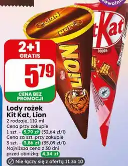 Dino Lody rożek Kit Kat, Lion oferta