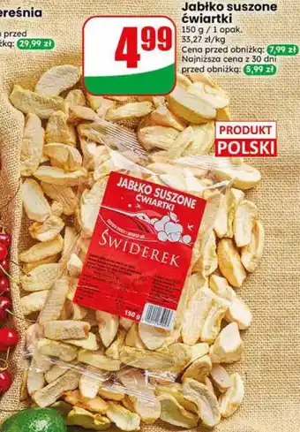 Dino Jabłko suszone ćwiartki oferta