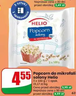 Dino Popcorn do mikrofali solony Helio oferta