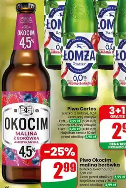 Dino Piwo Okocim malina borówka oferta