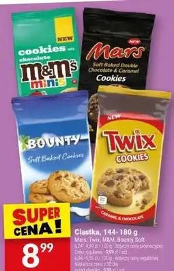 Twój Market Ciastka Mars, Twix, M&M, Bounty Soft Baked Cookies oferta