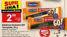 Twój Market Kabanosy Exclusive GO! Tarczyński oferta