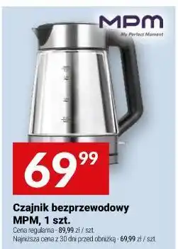 Twój Market Czajnik bezprzewodowy MPM, 1 szt oferta