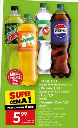Twój Market Pepsi, Mirinda, 7up, Mountain Dew oferta