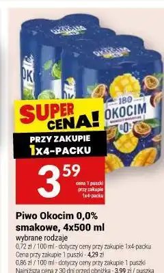 Twój Market Piwo Okocim 0,0% smakowe oferta