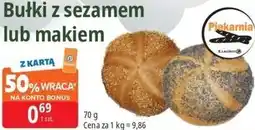E.Leclerc Bułki z sezamem lub makiem oferta
