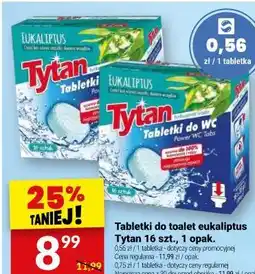 Twój Market Tabletki do toalet eukaliptus Tytan 16 szt., 1 opak oferta