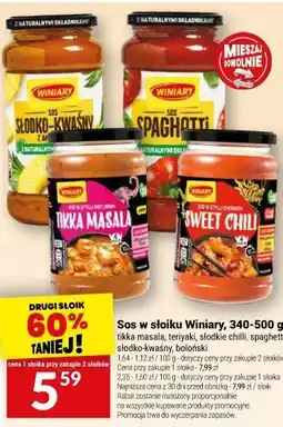 Twój Market Sos w słoiku Winiary oferta