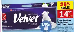 Twój Market Papier toaletowy White Cotton A'10 Velvet, 1 opak oferta