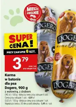 Twój Market Karma w batonie dla psa Dogero oferta