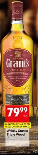 Delikatesy Centrum Whisky Grant's Triple Wood oferta