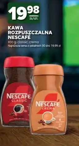 Stokrotka Kawa rozpuszczalna Nescafé Classic, Crema oferta