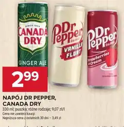 Stokrotka NAPÓJ DR PEPPER, CANADA DRY oferta