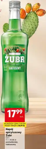 Delikatesy Centrum Napój spirytusowy Żubr poziomkowy, kaktusowy oferta