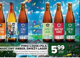 Stokrotka PIWO CZĘSKI PILS, MARCOWY AMBER, ŚWIEŻY LAGER oferta