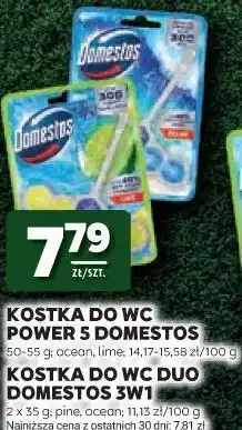 Stokrotka Kostka do WC Power 5 Domestos / Kostka do WC Duo Domestos 3w1 oferta