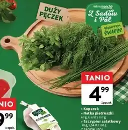 Intermarche Koperek, Natka pietruszki, Szczypior sałatkowy Z Sadów i Pół oferta