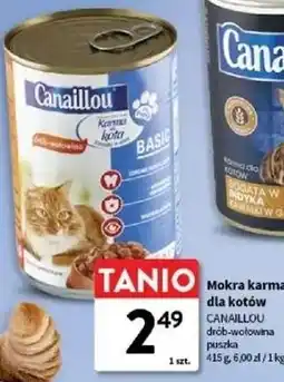 Intermarche Mokra karma dla kotów Canaillou drób-wołowina puszka oferta