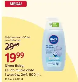 Rossmann Nivea Baby, żel do mycia ciała i włosów, 2w1 oferta