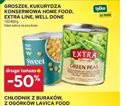 Stokrotka Groszek, kukurydza konserwowa Home Food, Extra Line, Well Done oferta