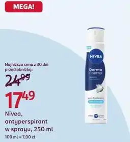 Rossmann Nivea, antyperspirant w sprayu oferta