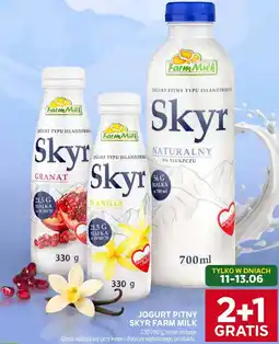 Stokrotka Jogurt pitny Skyr Farm Milk oferta