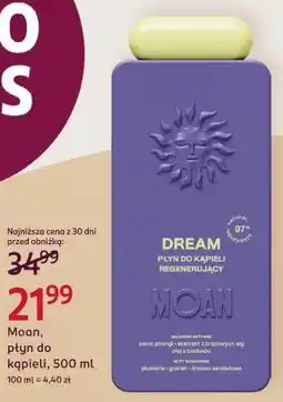Rossmann Moan, płyn do kąpieli oferta
