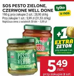 Stokrotka Sos Pesto Zielone, Czerwone Well Done oferta