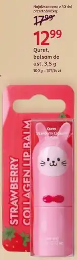 Rossmann Quret, balsam do ust oferta