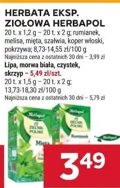 Stokrotka Herbata ekspresowa ziołowa Herbapol oferta