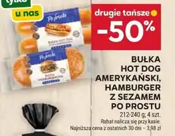Stokrotka Bułka hot dog amerykański, hamburger z sezamem Po prostu oferta